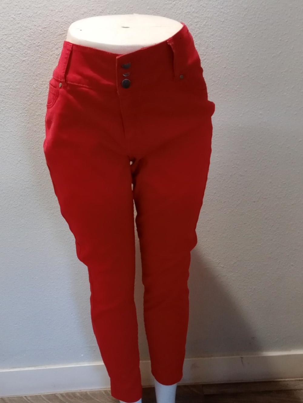 d. jeans Bright Red Lined Waistband